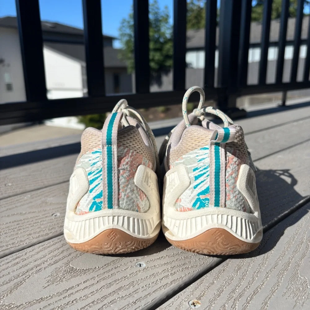 Columbia Women's Water Shoes Sneakers Size‎ 11 Beige Floral Aqua Outdoor